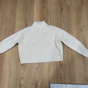 Lululemon cropped knit sweater